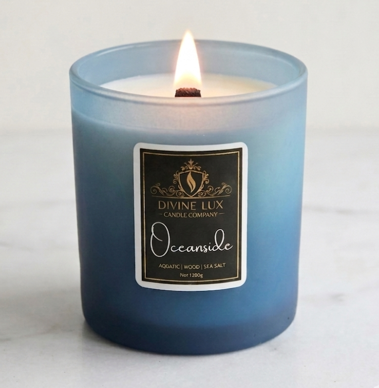 Oceanside Wood Wick Candle - Image 3