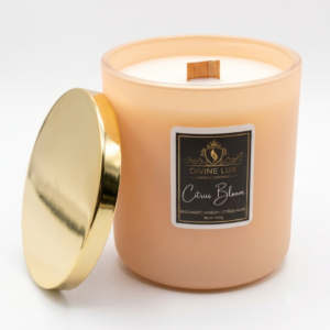 Citrus Bloom Wood Wick Candle
