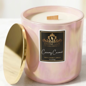 Coconut Cream Wood Wick Candle