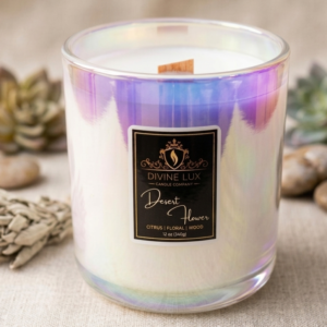 Desert Flower Wood Wick Candle