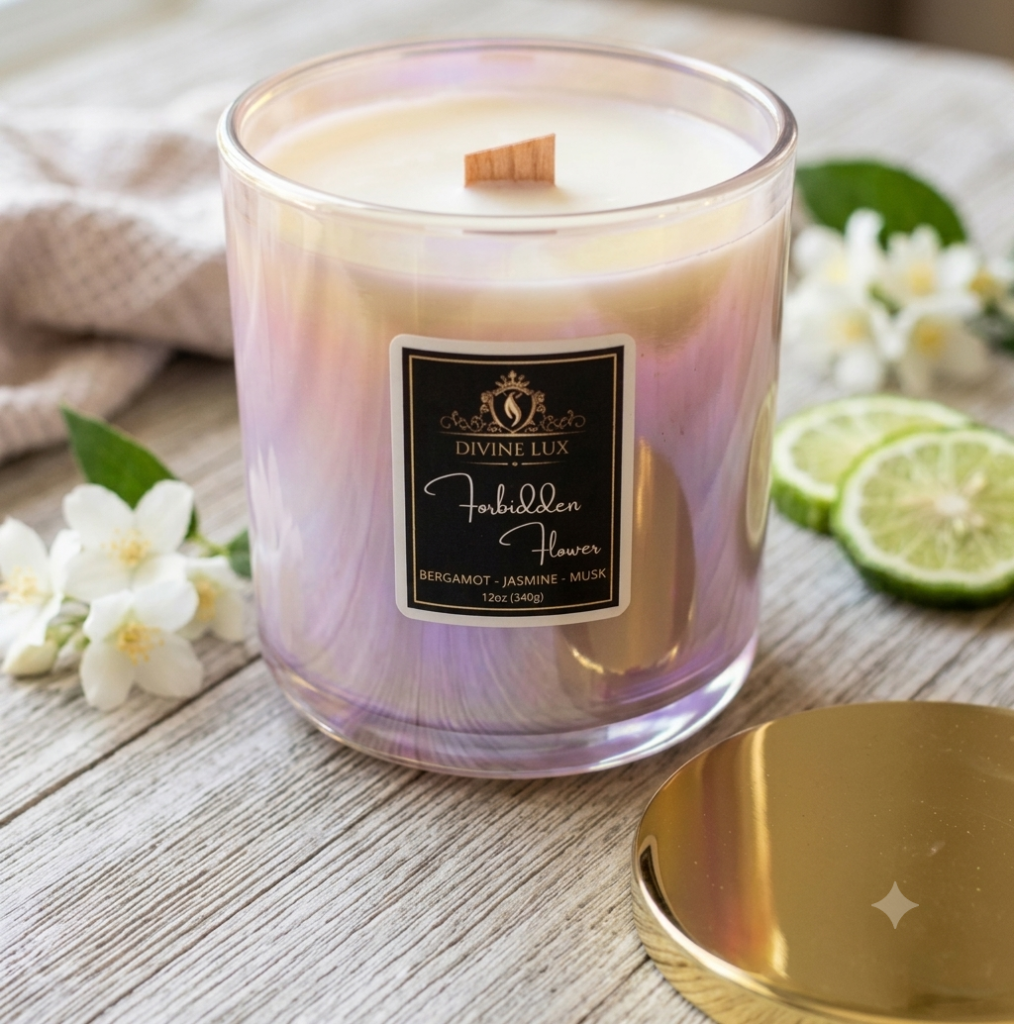 Forbidden Flower Wood Wick Candle