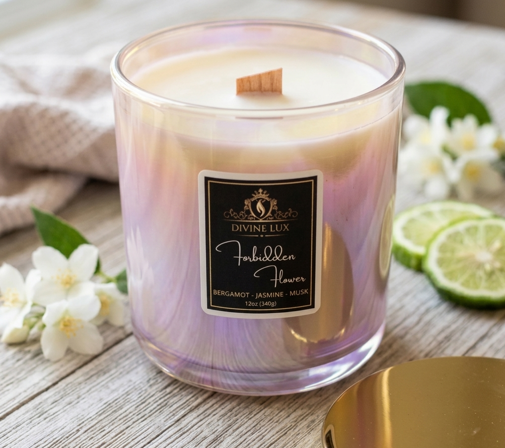 Forbidden Flower Wood Wick Candle