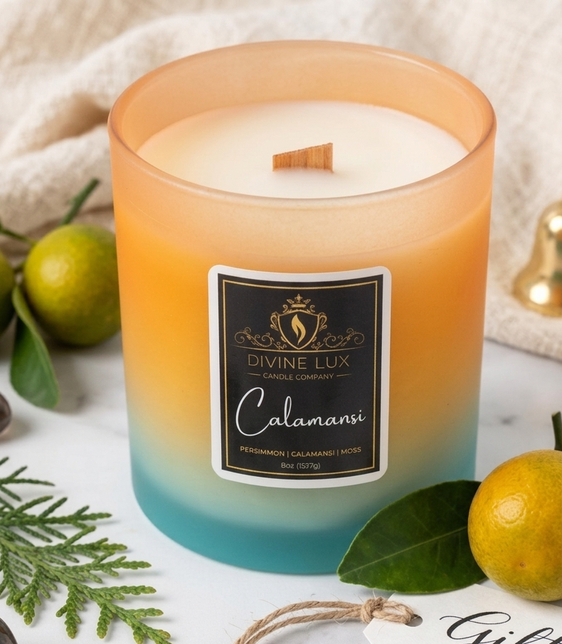 Calamansi Wood Wick Candle