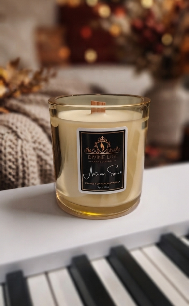 Autumn Spice Crackling Wood Wick Candle (7 oz)